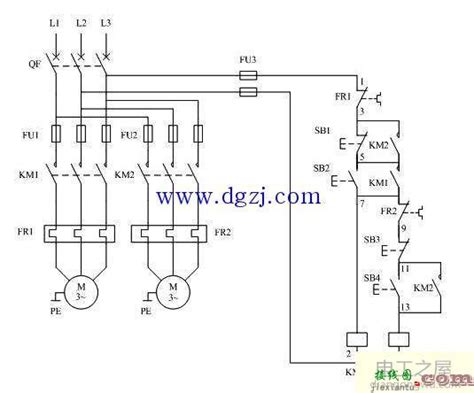 接触器接线图电路实例讲解 接线图网