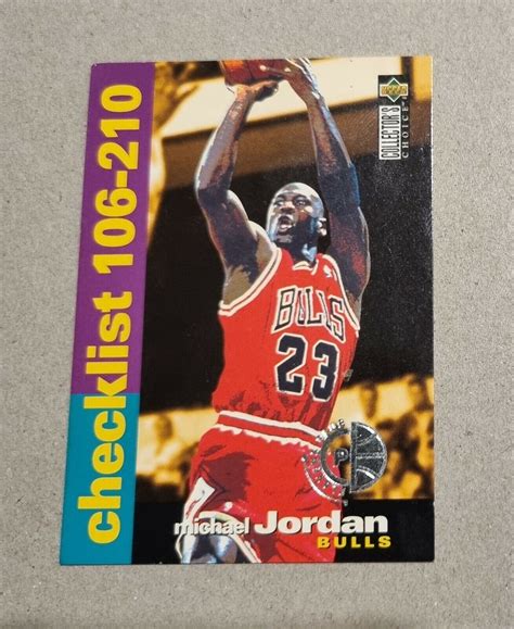 1995 Upper Deck Collectors Choice Michael Jordan Checklist Players Club