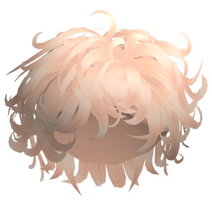 Curly Messy Anime Hair Blonde Roblox Item Rolimon S