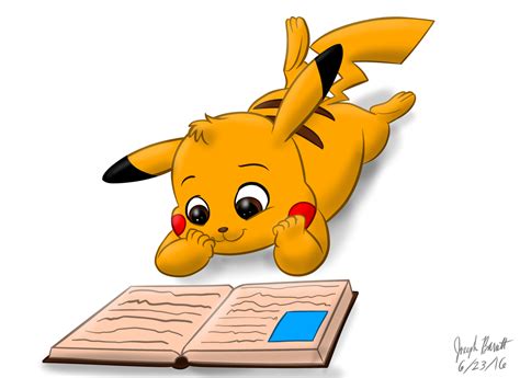 Pikachu Reading A Book By Avionscreator On DeviantArt