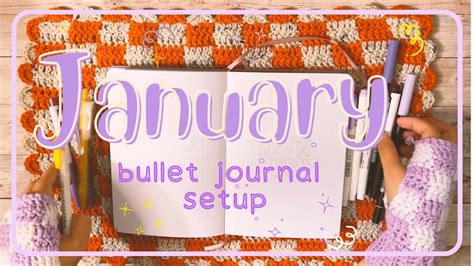 January Bullet Journal Setup Plan With Me Youtube