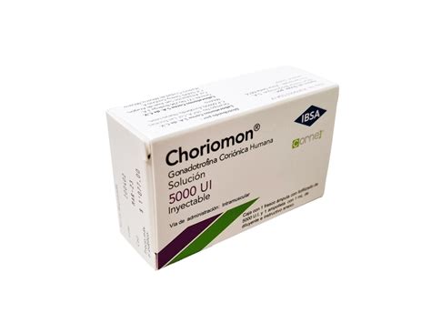 Venta de Choriomon 5000 UI solución inyectable 1 ml