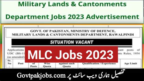 Military Lands Cantonment Dapartment Jobs 2023 Online Apply Via Careers