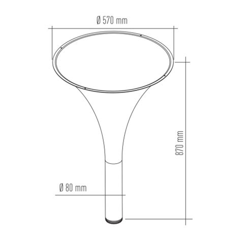 Pied De Table Forme Ronde Blanc Mat MSA France Groupe Sofive