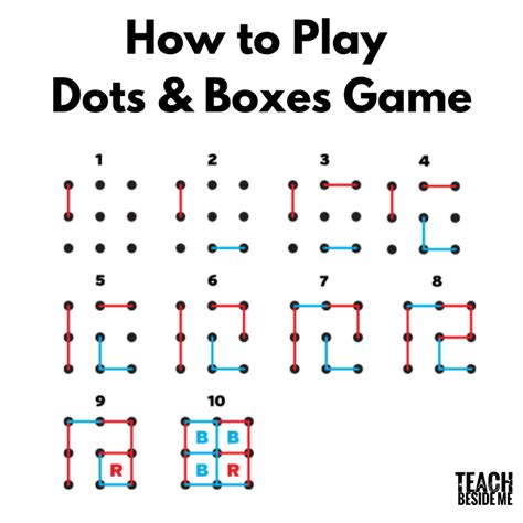 Dots And Boxes Game How To Play Teach Beside Me