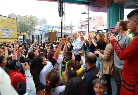 Rodríguez Larreta inauguró en el Barrio Mugica el Parque Bajo Autopista