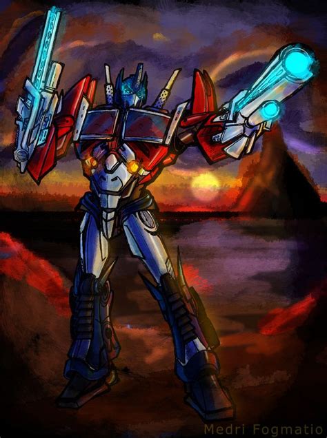 Optimus Prime By Medrifogmatio Optimus Prime Art Transformers Artwork Optimus Prime