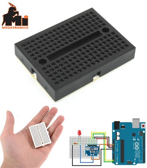 Syb 170 Color Mini Prototype Breadboard