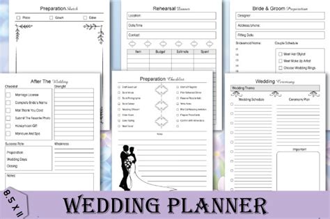 WEDDING PLANNER KDP INTERIOR PLANNER Graphic By RubyArt Creative