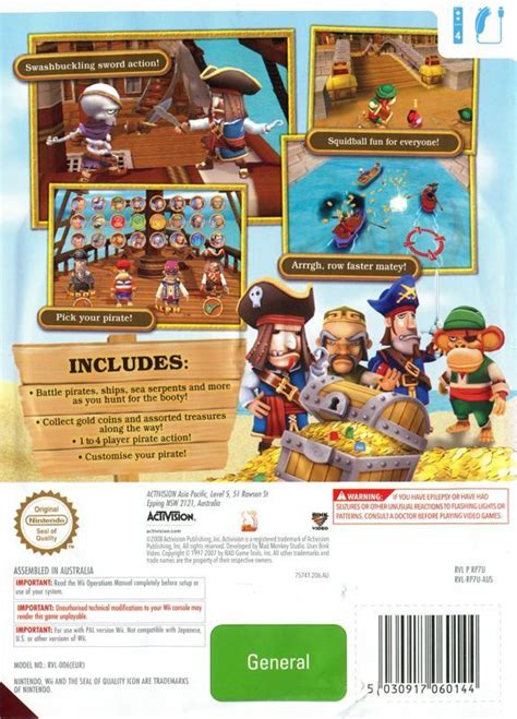 Pirates Hunt For Blackbeard S Booty Box Shot For Wii GameFAQs