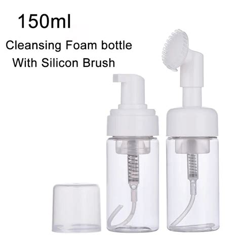 1pcs 150ml Foaming Bottle Froth Pump With Silicone Brush Head Face