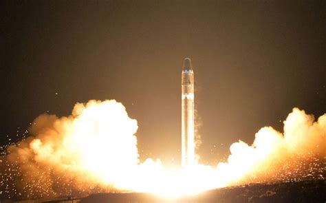 North Korea Fires Icbm Class Missile After Condemning War Moves