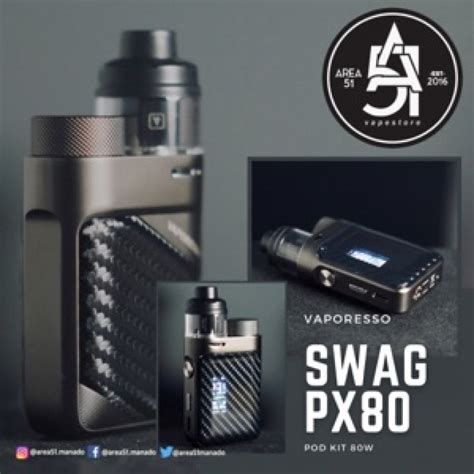 Area51 Katamso VAPORESSO SWAG PX80 POD KIT 80W