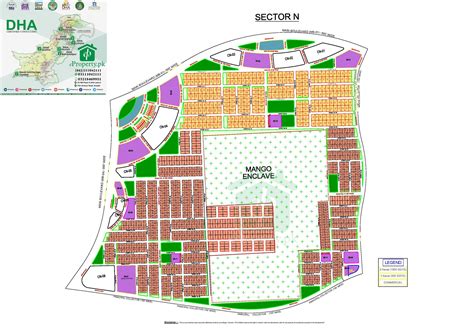 DHA Multan Sector N Map | eProperty®