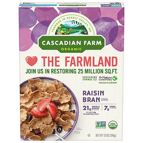 Cascadian Farm Organic Raising Bran Cereal 12 Oz Cereal Robert