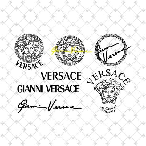 Versace Logo Svg Bundle, Trending Svg, Versace Svg, Gianni V - Inspire ...