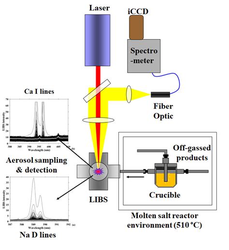 Detection Of Off Gassed Products From Molten Salts Using Laser Induced