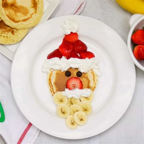 Santa Pancakes Easy Adorable And Fun Holiday Breakfast