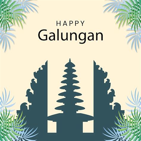 Premium Vector Free Vector Flat Galungan Celebration Illustration