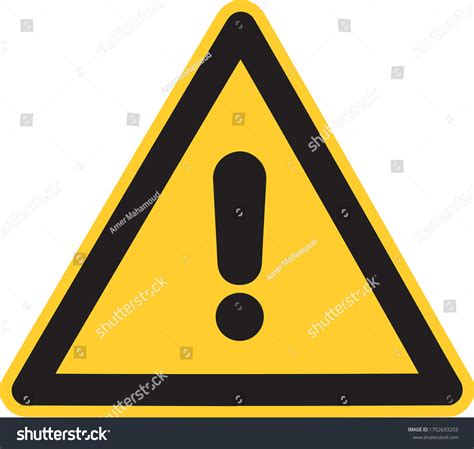 Warnings Sign Vector Careful Attention Stock Vector Royalty Free