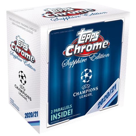 FINAL BOX 20 21 Topps Chrome UEFA Sapphire Soccer RANDOM TEAM Group