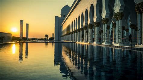 Обои на рабочий стол Мечеть шейха Зайда, Абу Даби / Abu Dhabi ...