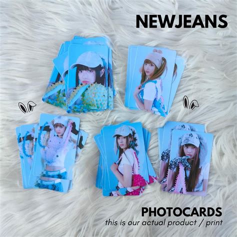 NEWJEANS OMG PHOTOCARDS Fan Made L Lomo Card 350 Gsm High Quality