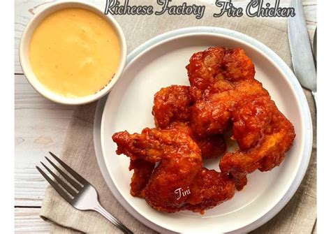 Resep Ayam Richeese Fire Chicken And Saus Keju Oleh Tini Cookpad