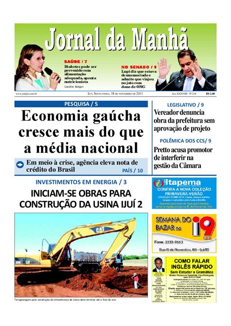 Jornal Da Manh By Classificados Jornal Da Manh Issuu