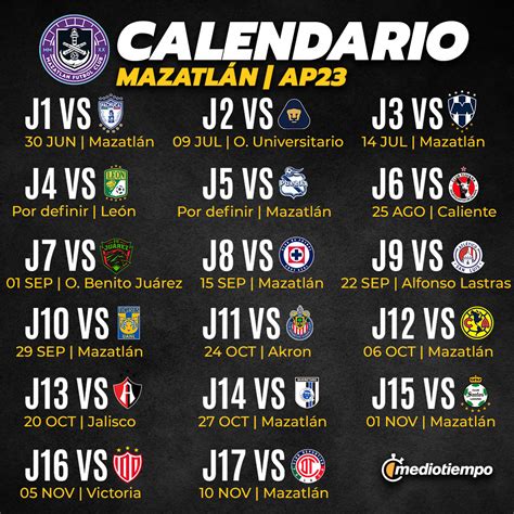 Calendario Clausura 2025 Jodi Sylvia