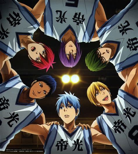 Tetsuya Kuroko Shintarō Midorima Satsuki Momoi Taiga Kagami Ryōta