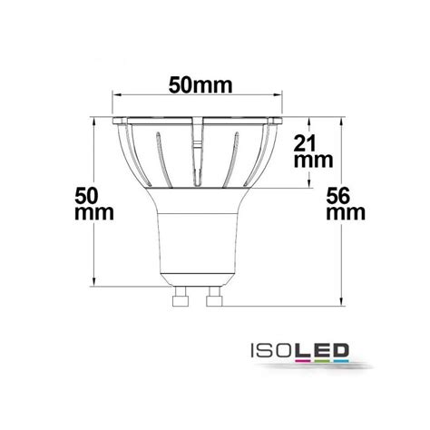 5 5w Gu10 Vollspektrum Led Leuchtmittel Toq 460lm Warmweiß 3000k 36