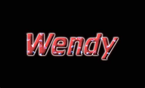 Wendy Logo | Free Name Design Tool from Flaming Text