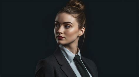 Premium Photo | Highly attractive woman in business suit