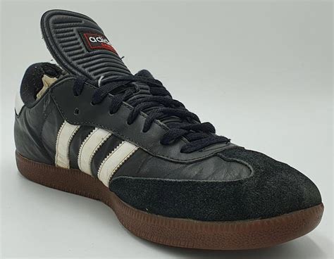 Adidas Samba Indoor Soccer Leather Trainers 034583 Black White Etsy