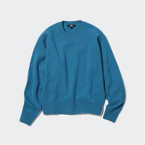 Premium Lambswool Crew Neck Long Sleeve Sweater Uniqlo Us