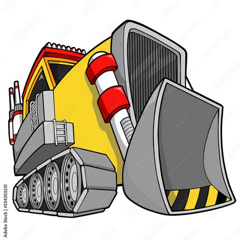 Bulldozer PNG with transparent background Stock Photo | Adobe Stock