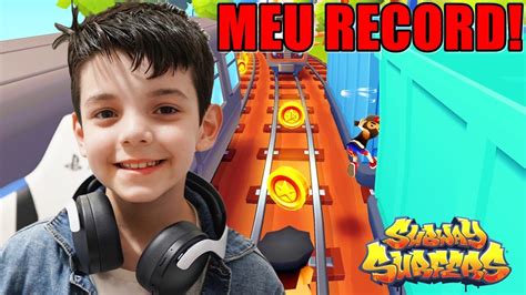 BATI MEU RECORD DE NO COIN No SUBWAY SURFERS PELA PRIMEIRA VEZ Piero