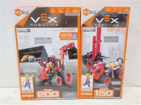 Hexbug Vex Robotics Backhoe Construction Machinery Over Pieces