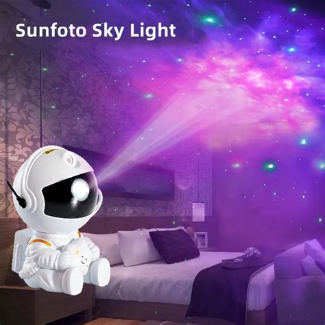 Astronaut Projector LED Laser Space Galaxy Projector 360 Degree Star