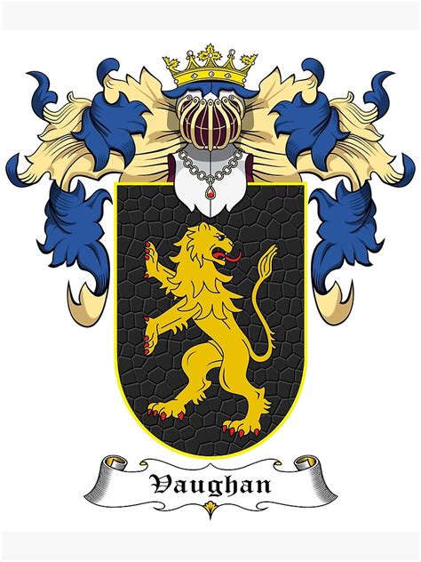 "VAUGHAN FAMILY CREST" Poster for Sale by CathalDevlin | Redbubble