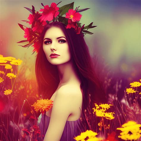 Fantasy Fairy Tale Women In Vibrant Colors · Creative Fabrica