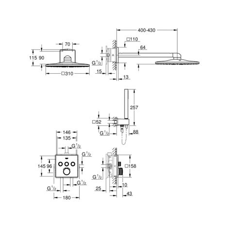 Grohe Grohtherm Smartcontrol Shower System Xtwostore