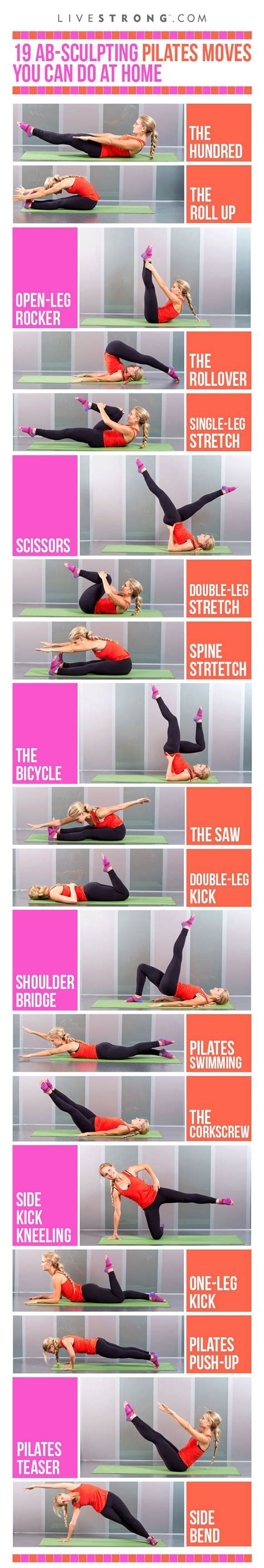 Sculpt Your Core With These 19 Pilates Moves Click Through For GIFs Of