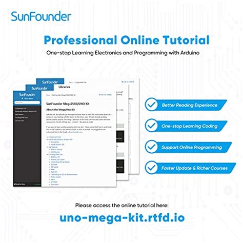 Sunfounder Mega R Project Super Starter Kit With Mega Board