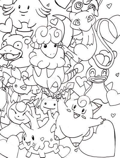 Pink Pokemon Project Lineart By Yuni Naoki On Deviantart