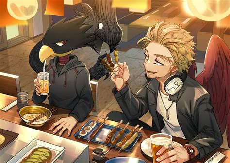 Hawks And Tokoyami Boku No Hero Academia Fan Art Fanpop