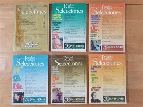 Lote Revistas Selecciones Readers Digest De Mexico Env O Gratis