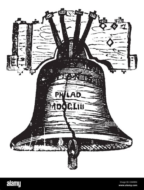 Liberty Bell Words Engraved