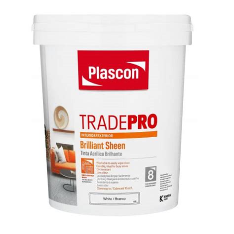 Plascon Tradepro Brilliant Sheen L White Global Hardware